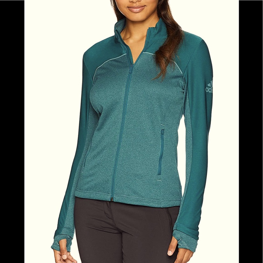 NWT Adidas Go-To Adapt full zip jacket GREEN US XL